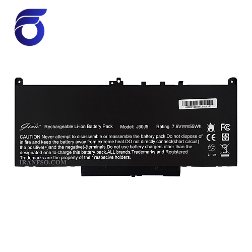 باتری لپ تاپ دل Latitude E7470_J60J5 Gimo Plus مشکی داخلی-55 وات ساعت   قیت Latitude E7470   باتری لپ تاپ دل Battery Laptop Dell Latitude E7470_J60J5 Black Internal Gimo Plus_55Wh  Latitude E