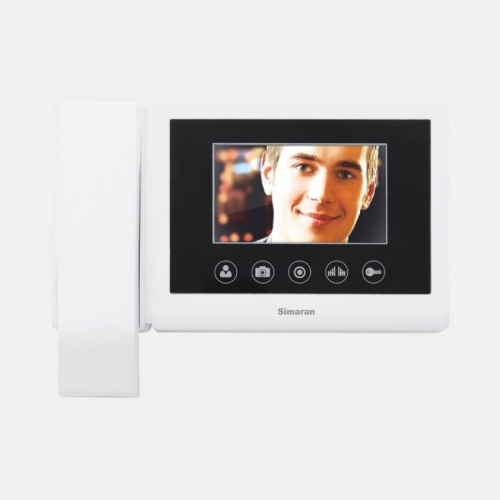 مانیتور 4/3 اینچ کلید لمسی سیماران مدل HS-43TK/M100    مانیتور تصویری 4/3 اینچ سیماران مدل M100   آیفون تصویری   آیفون  بهترین مارک آیفون  فروشگاه اینترنتی آیفون  آیفون تصویری مدل m100