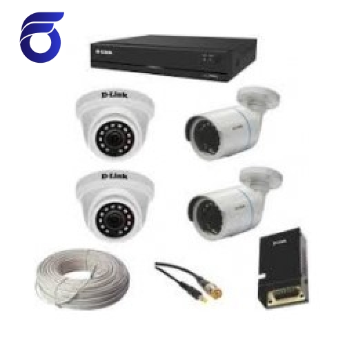 پکیج دوربین مداربسته 4کانال HD 5Mp پیناکل شماره FH-P204