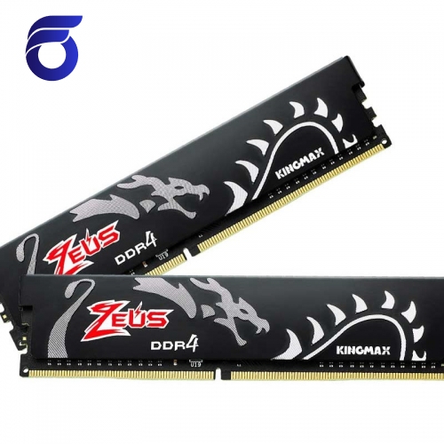 حافظه رم دسکتاپ کینگ مکس مدل Kingmax Zeus Dragon 8GB DDR4 3200Mhz