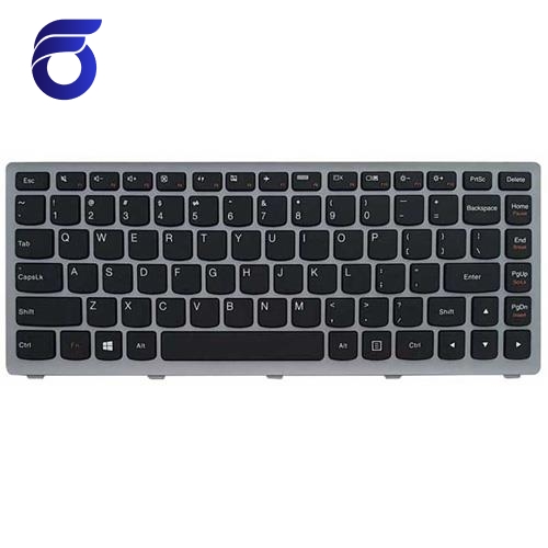 کیبرد لپ تاپ لنوو IdeaPad Z360 مشکی-با فریم نقره ای   کیبورد لپ تاپ لنوو IdeaPad Z360   تعمیرات فوق تخصصی لپ تاپ تهران   فروش قطعات تعمیری لپ تاپ   مرکز پخش قطعات لپ تاپ تهران    فراپارس