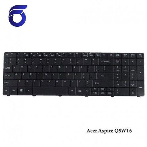 کیبورد لپ تاپ ایسر Q5WT6 مشکی - با دکمه پهن   کیبورد لپ تاپ ایسر Q5WT6   کیبرد لپ تاپ ایسر مدل Q5WT6 دکمه پهن  قطعات لپ تاپ   تعمیرات فوق تخصصی لپ تاپ تهران   فروش قطعات تعمیری لپ تاپ  مرکز پ