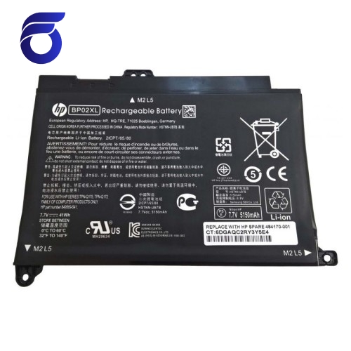 باطری لپ تاپ اچ پی BP02XL مشکی HP BP02XL Laptop Battery  باطری اصلی لپ تاپ اچ پی BP02XL  مرکز پخش عمده باطری لپ تاپ اچ پی در تهران  باطری لپ تاپ اچ پی ولیعصر  باطری لپ تاپ اچ پی در آزادی  پخش