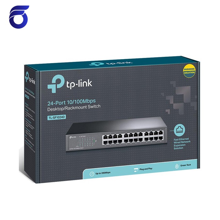 سوئیچ 24 پورت تی پی لینک مدل TP-Link TL-SF1024D V3