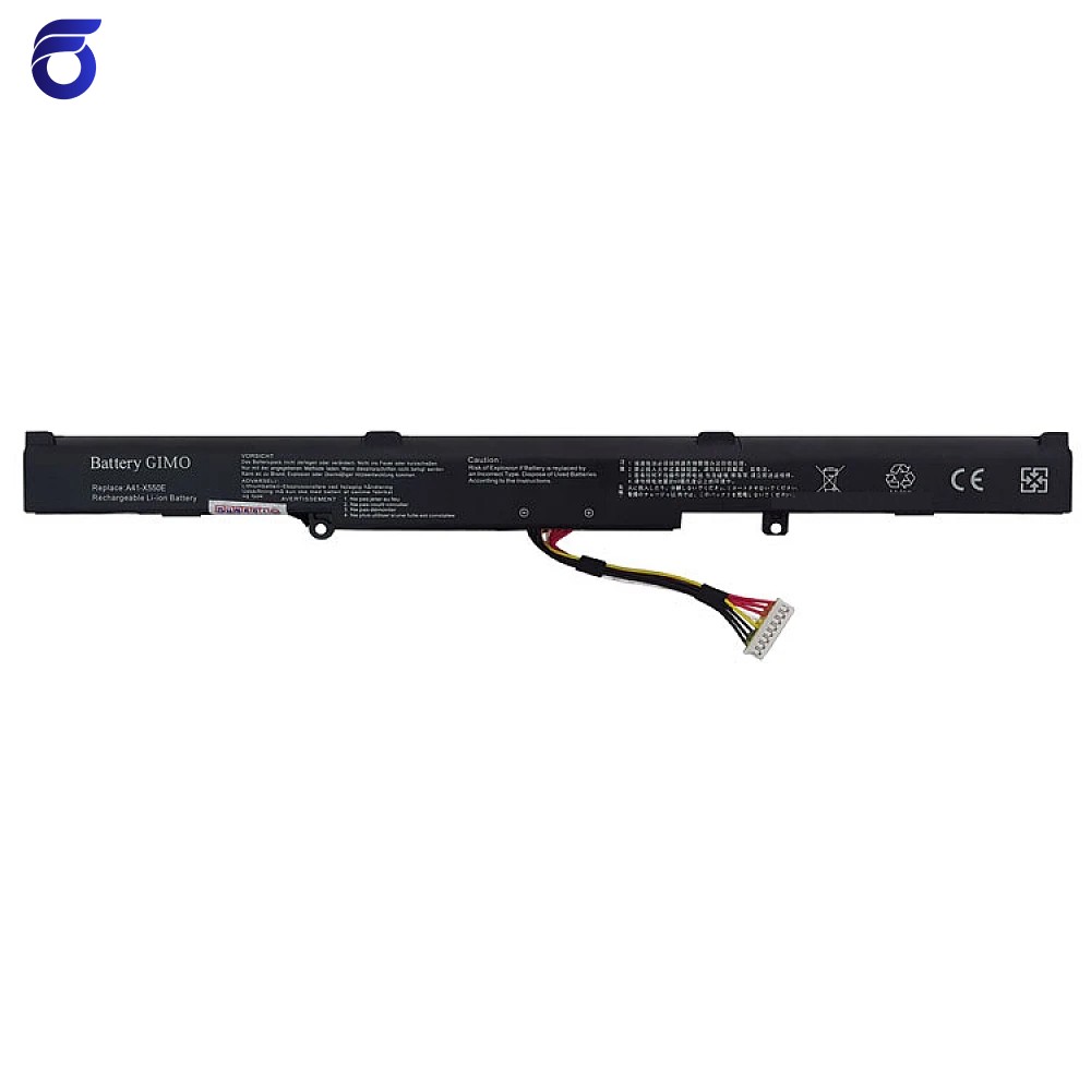 باتری لپ تاپ ایسوس Battery Asus X550 4Cell مشکی-داخلی 2000 میلی آمپر ساعت