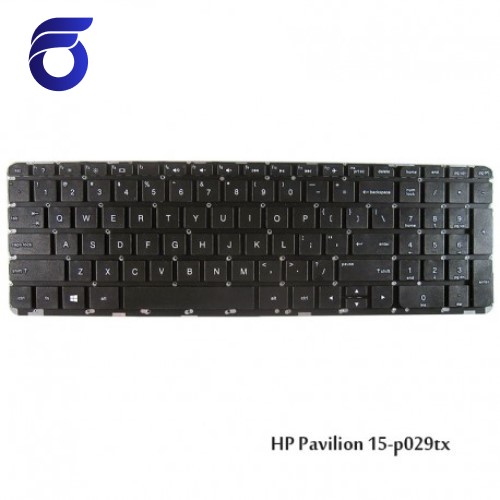 کیبورد لپ تاپ اچ پی 15-p029tx مشکی- اینترکوچک HP Pavilion 15-p029tx Laptop Keyboard