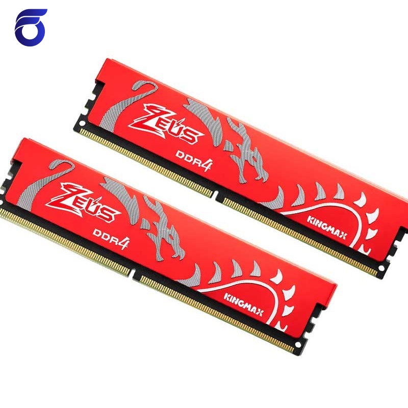حافظه رم دسکتاپ کینگ مکس مدل Kingmax Zeus Dragon 8GB DDR4 3200Mhz