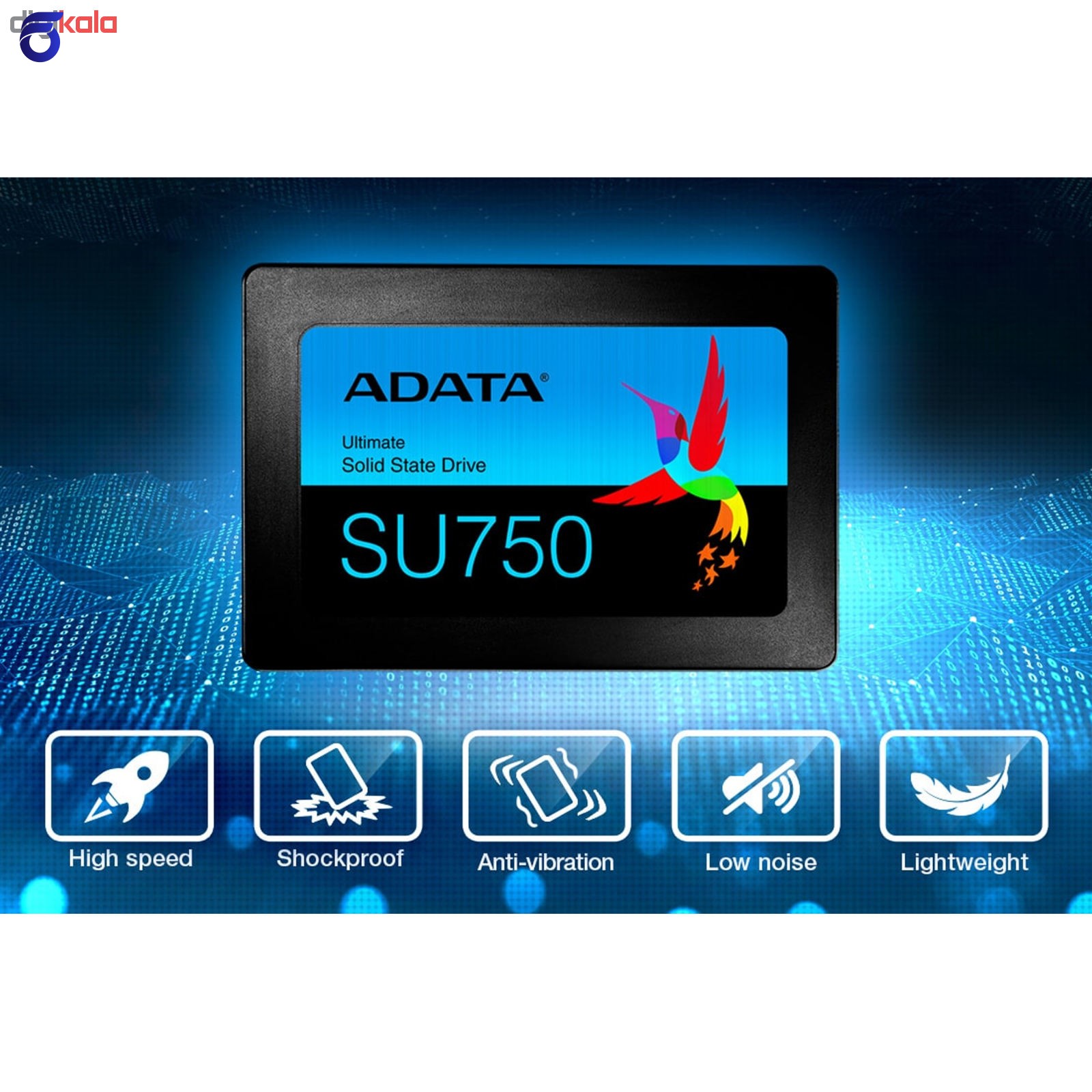 حافظه SSD ای دیتا مدل ADATA Ultimate SU750 256GB