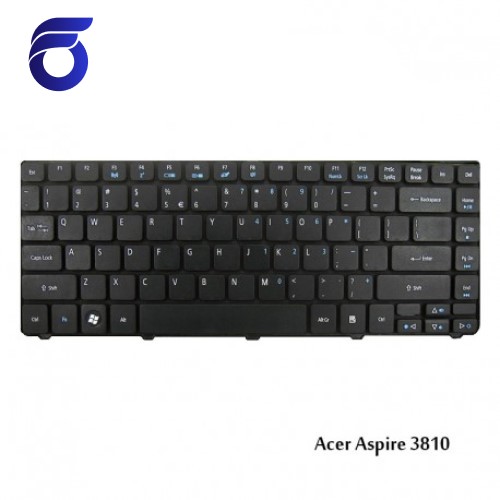 کیبورد لپ تاپ ایسر 3810 مشکی Acer Aspire 3810 Laptop Keyboard