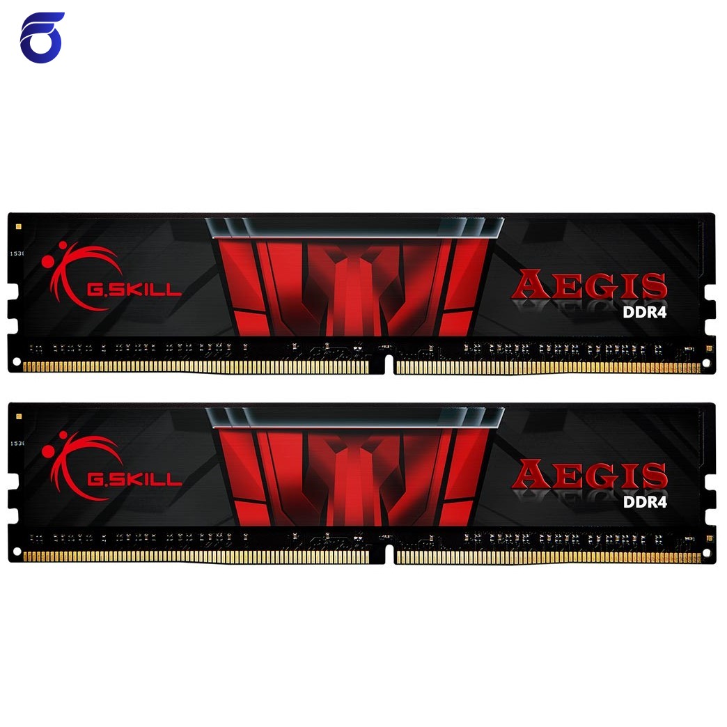 حافظه رم دسکتاپ جی اسکیل مدل G.SKILL 16GB DDR4 3200Mhz AEGIS