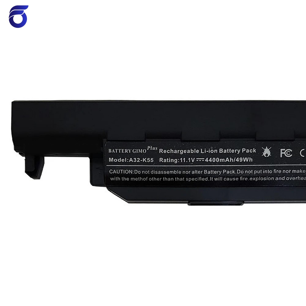 باتری لپ تاپ ایسوس K55-6Cell Gimo Plus مشکی-49 وات ساعت