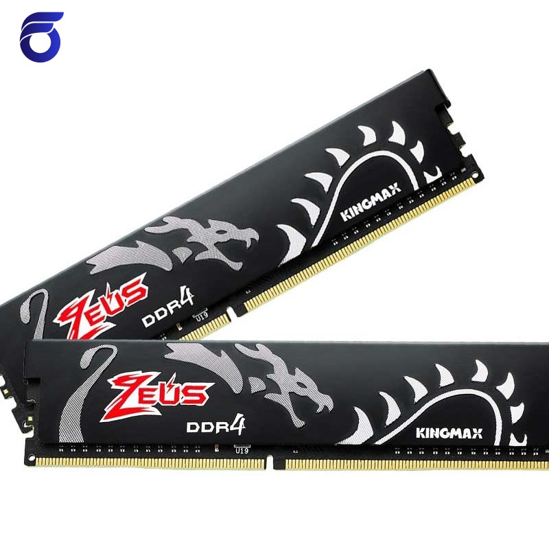 حافظه رم دسکتاپ کینگ مکس مدل Kingmax Zeus Dragon 8GB DDR4 3200Mhz