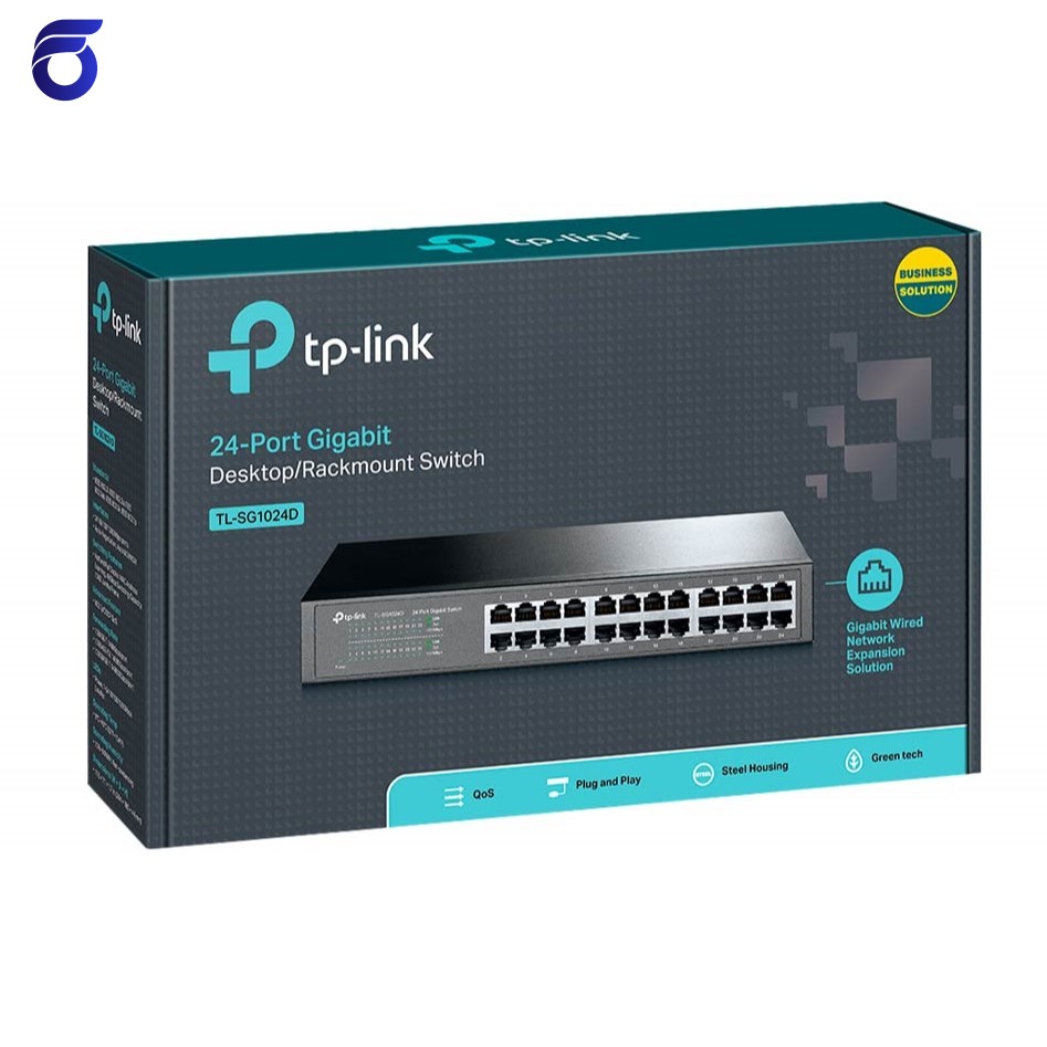 سوئیچ 24 پورت تی پی لینک مدل TP-Link SG1024D
