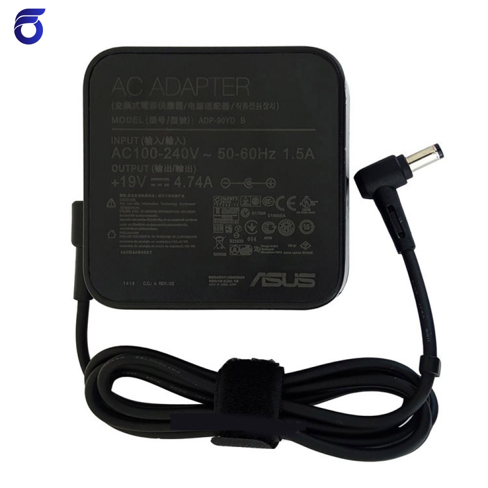 آداپتور لپ تاپ ایسوس 19V 4.7A Gimo Plus مربعی