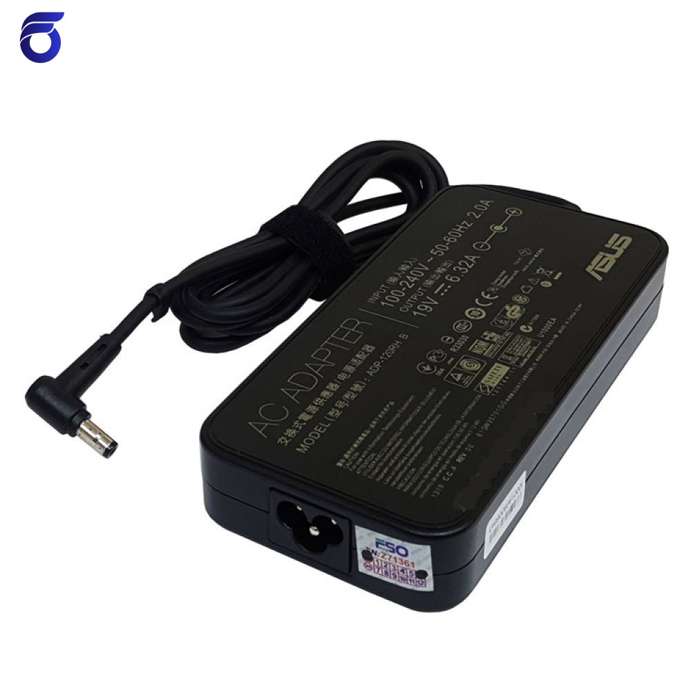 آداپتور لپ تاپ ایسوس 19V 6.3A Slim-Gimo Plus