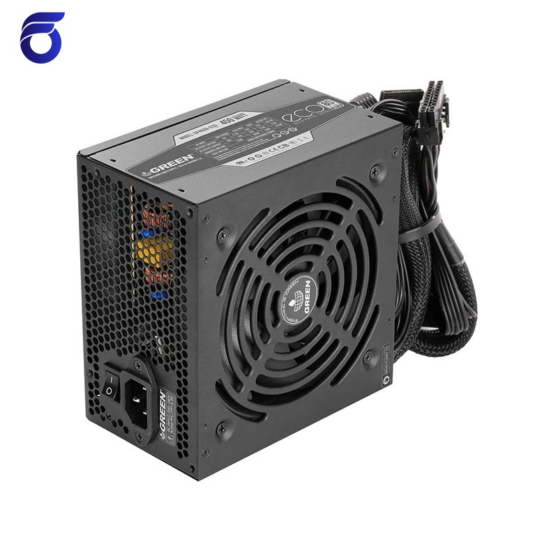 منبع تغذیه گرین مدل Green GP450A-ECO