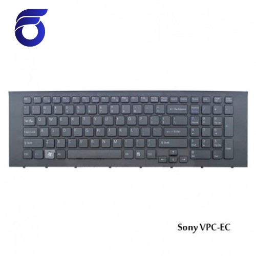 کیبورد لپ تاپ سونی Sony VPC-EC Laptop Keyboard مشکی- با قاب