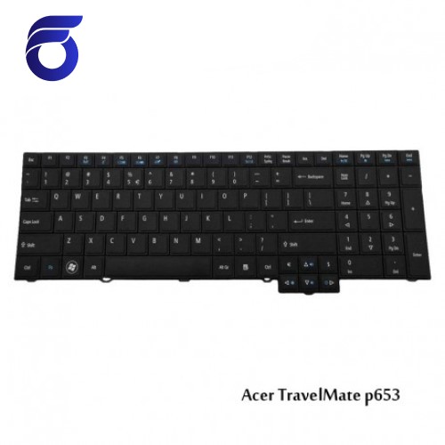 کیبورد لپ تاپ ایسر p653 مشکی Acer TravelMate p653 Laptop Keyboard