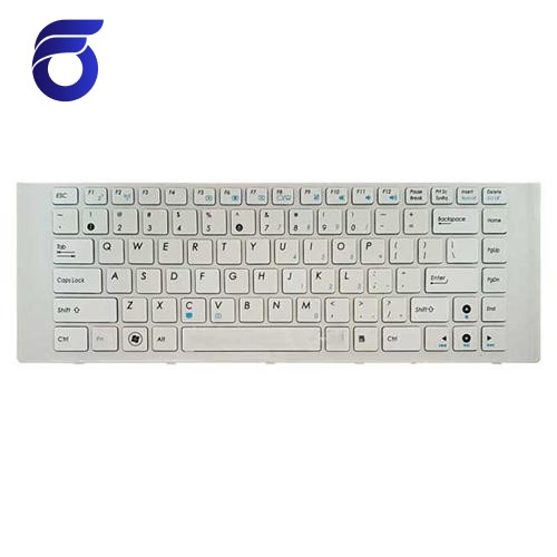 کیبورد لپ تاپ ایسوس Eee PC 1004-1005 سفید-با فریم فلت پهن