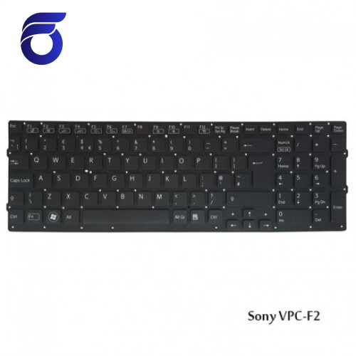 کیبورد لپ تاپ سونی VPC-CW مشکی-اینتربزرگ بدون فریم