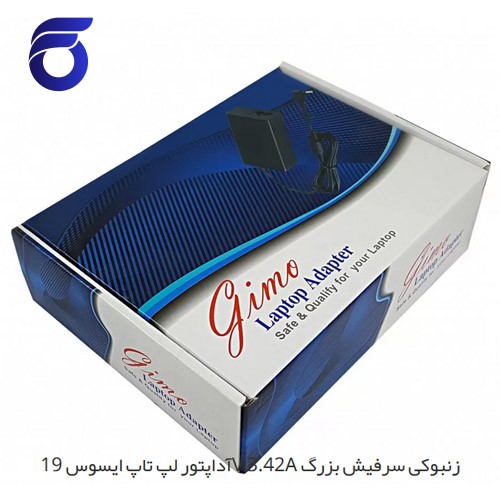 آداپتور لپ تاپ ایسوس 19V 3.42A زنبوکی سرفیش بزرگ