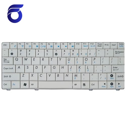 کیبورد لپ تاپ ایسوس Eee PC 1004-1005 سفید-اینترکوچک فلت باریک