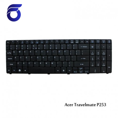 کیبورد لپ تاپ ایسر P253 مشکی Acer Travelmate P253 Laptop Keyboard