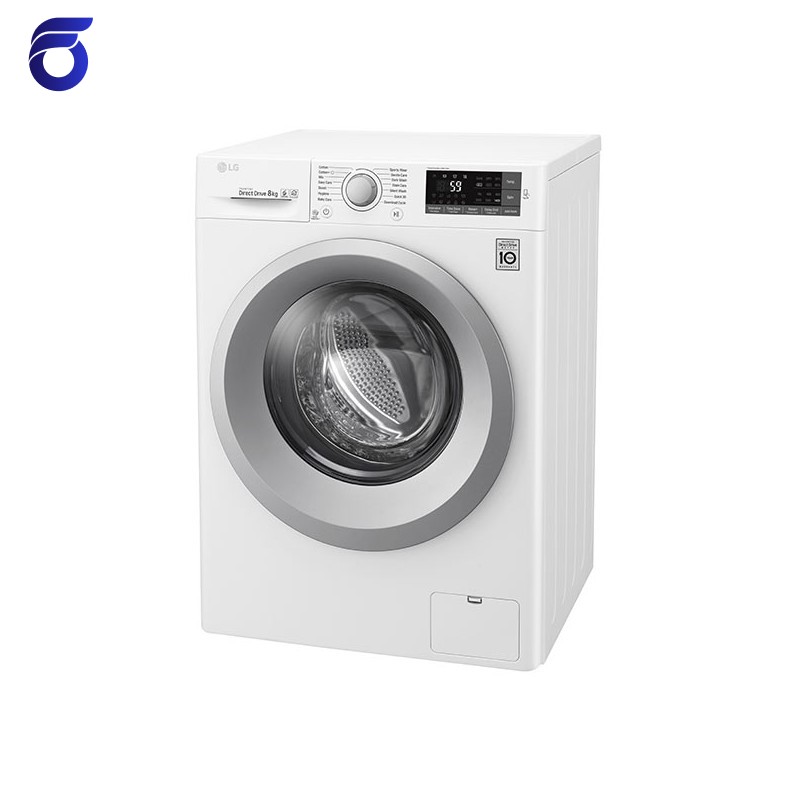 ماشین لباسشویی ال جی 8 کیلویی مدل F4J5TNP3W