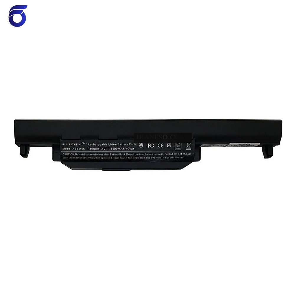 باتری لپ تاپ ایسوس K55-6Cell Gimo Plus مشکی-49 وات ساعت