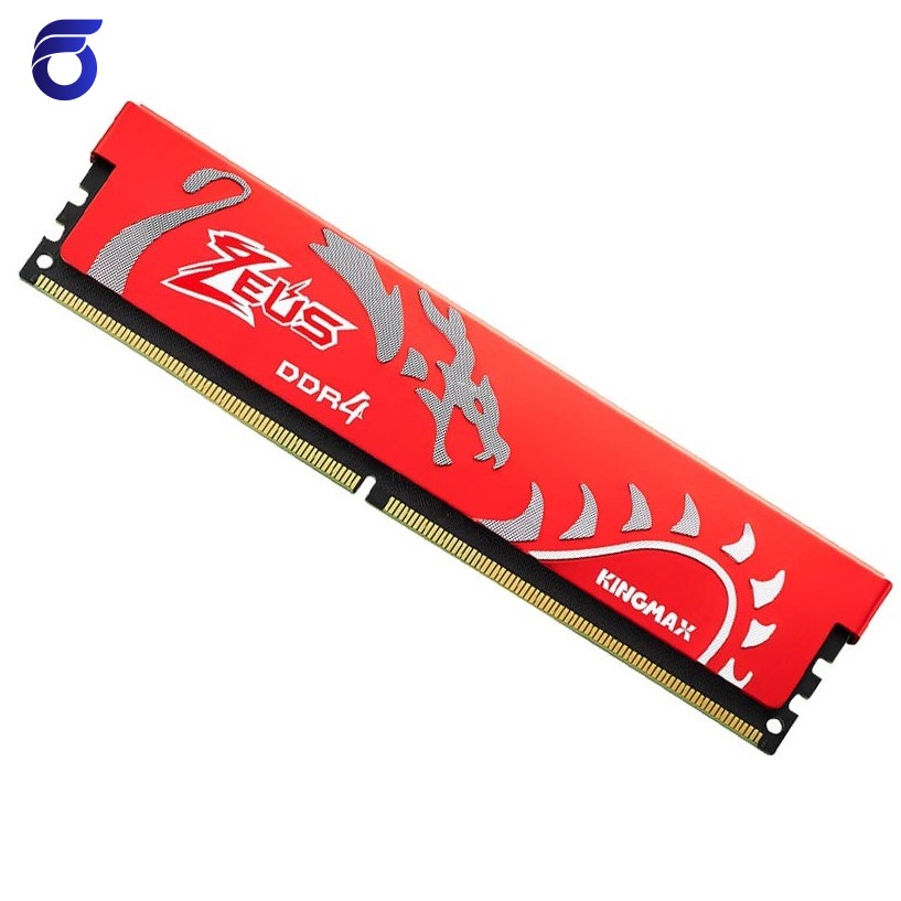 حافظه رم دسکتاپ کینگ مکس مدل Kingmax Zeus Dragon 8GB DDR4 3000Mhz