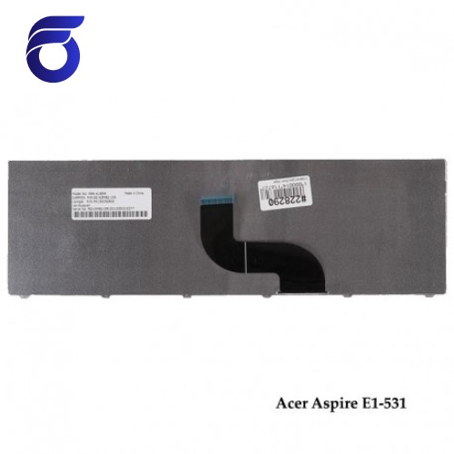 کیبورد لپ تاپ ایسر E1-531 مشکی - با دکمه پهن Acer Aspire E1-531 Laptop Keyboard