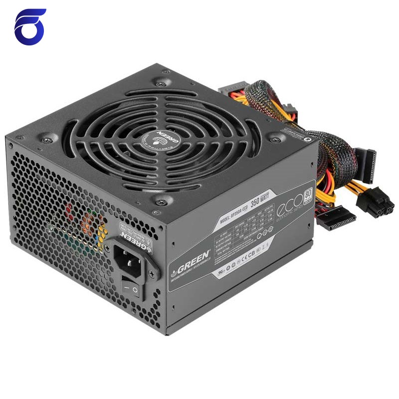 منبع تغذیه گرین مدل Green GP350A-ECO Rev3.1