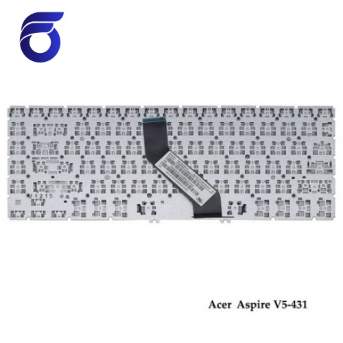 کیبورد لپ تاپ ایسر Acer Aspire V5-431 Laptop Keyboard مشکی-اینتر کوچک-بدون فریم