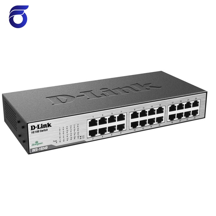 سوئیچ 24 پورت دی لینک مدل D-Link DES 1024D