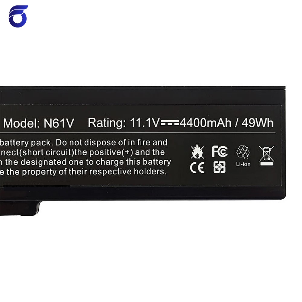 باتری لپ تاپ ایسوس Battery Asus A32-N61-6Cell Gimo Plus مشکی-49 وات ساعت