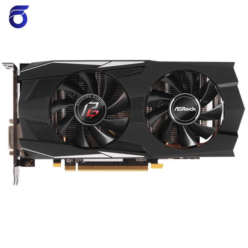 کارت گرافیک ازراک Phantom Gaming D Radeon RX570 4G Graphics Card