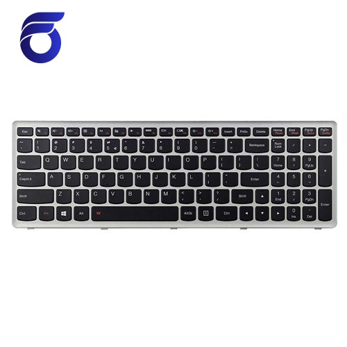 کیبورد لپ تاپ لنوو IdeaPad Z500 مشکی-با فریم نوک مدادی