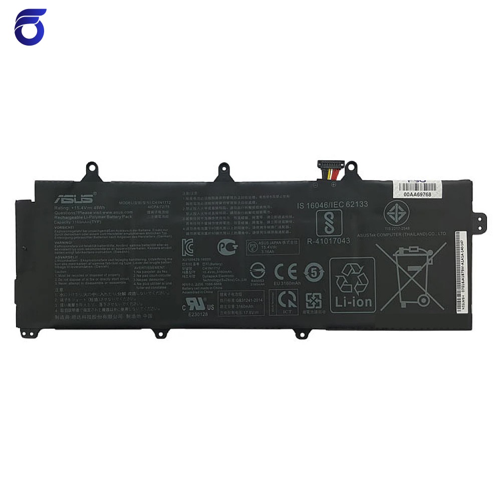 باتری لپ تاپ ایسوس ROG GX501_C41N1712 داخلی-اورجینال