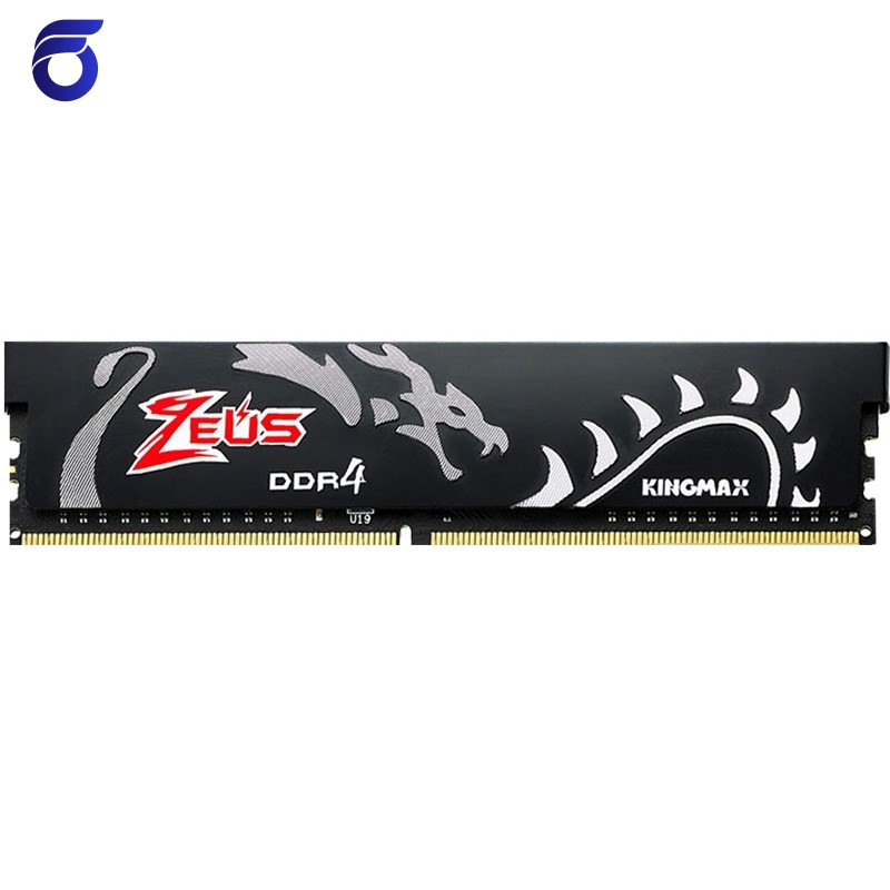 حافظه رم دسکتاپ کینگ مکس مدل Kingmax Zeus Dragon 8GB DDR4 3200Mhz