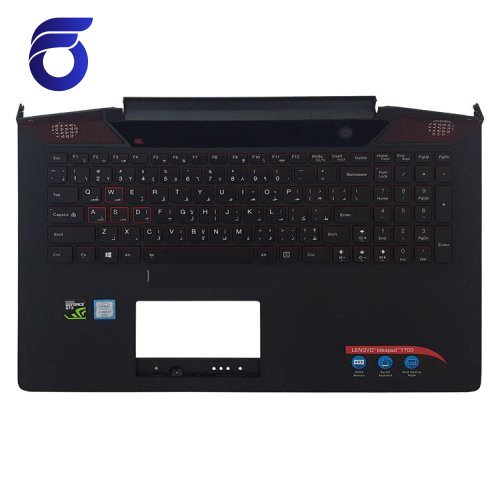 کیبورد لپ تاپ لنوو IdeaPad Y700-15 مشکی-با قاب C