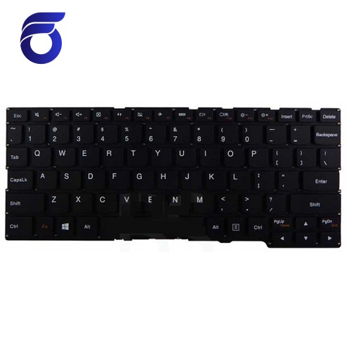 کیبورد لپ تاپ لنوو Yoga 300-11IBR مشکی-اینترکوچک بدون فریم