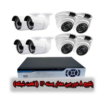 پکیج دوربین مداربسته 8کانال IP 4Mp هایک ویژن شماره FI-H408