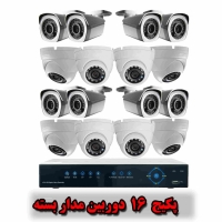 پکیج دوربین مداربسته 16کانال IP 4Mp هایک ویژن شماره FI-H416