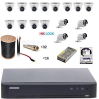 پکیج دوربین مداربسته 16کانال HD 5Mp پیناکل شماره FH-P516