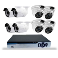 پکیج دوربین مداربسته 8کانال HD 2Mp هایک ویژن شماره FH-H208