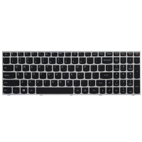 کیبرد لپ تاپ لنوو IdeaPad G50-70 مشکی-با بک لایت-با فریم نقره ای   کیبورد لپ تاپ لنوو IdeaPad G50-70    تعمیرات فوق تخصصی لپ تاپ تهران   مرکز پخش قطعات لپ تاپ تهران  کیبورد لپ تاپ لنوو    فرا