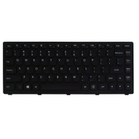 کیبرد لپ تاپ لنوو IdeaPad S410 مشکی-با فریم فلت کج    کیبورد لپ تاپ لنوو IdeaPad S410    تعمیرات فوق تخصصی لپ تاپ تهران   فروش قطعات تعمیری لپ تاپ   مرکز پخش قطعات لپ تاپ تهران