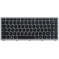 کیبرد لپ تاپ لنوو IdeaPad Z360 مشکی-با فریم نقره ای   کیبورد لپ تاپ لنوو IdeaPad Z360   تعمیرات فوق تخصصی لپ تاپ تهران   فروش قطعات تعمیری لپ تاپ   مرکز پخش قطعات لپ تاپ تهران    فراپارس