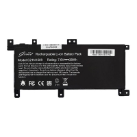 باتری لپ تاپ ایسوس Battery Asus X556 C21N1509_Gimo Plus مشکی داخلی-38 وات ساعت   باتری اورجینال لپ تاپ ایسوس X556      باتری لپ تاپ ایسوس X556    نمایندگی فروش قطعات لپ تاپ ایسوس در تهران